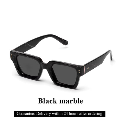 Retro Black Millionaire Shades Luxury Sunglasses 2026 for Men Designer Famous Brand Square Sun Glasses Man Women Sunglass