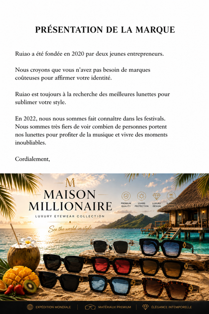 Lunettes Maison Millionnaire