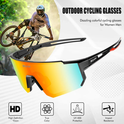 Snow Sunglasses Hiking Eyewear Outdoor Cycling for Women Men MTB Bike Glasses Sports Mountain Cycling UV400 Skiing Goggles